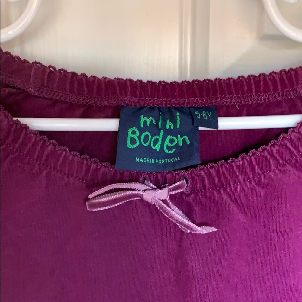 Mini Boden long sleeve shirt size 5/6